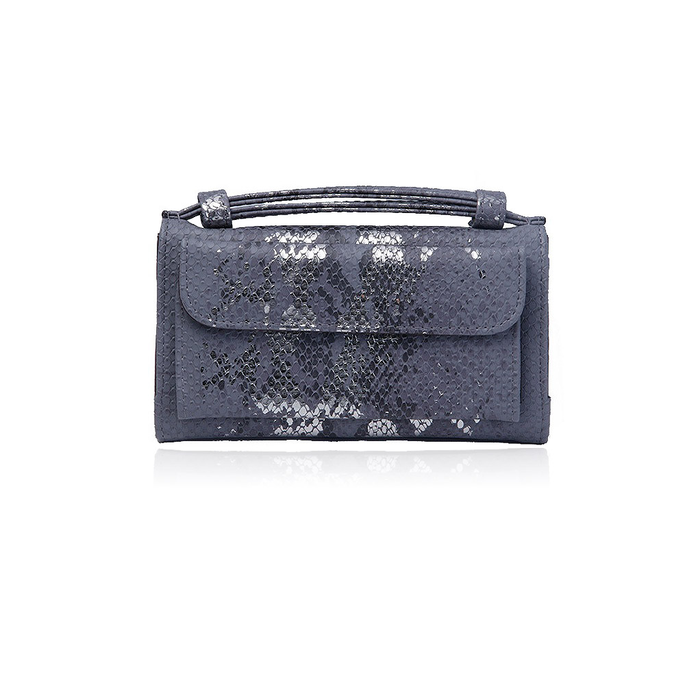 Snake Skin Clutch Bag With Strap Wholesale